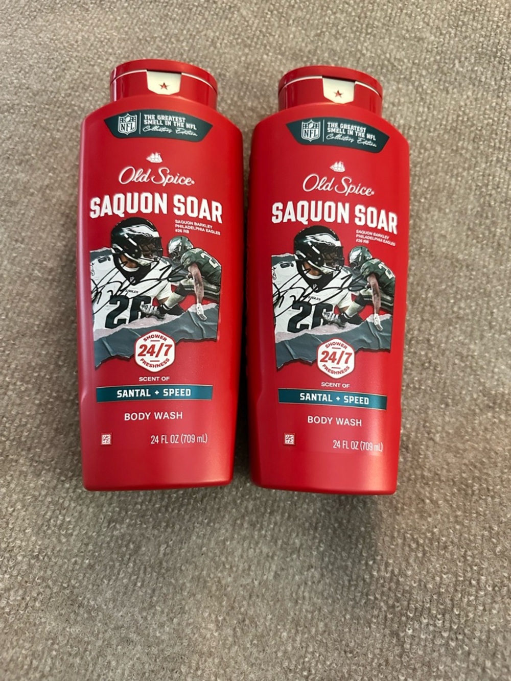 Old Spice Saquon Soar Santal + Speed Body Wash - Red